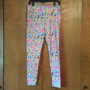 LuLaRoe TC candy heart leggings